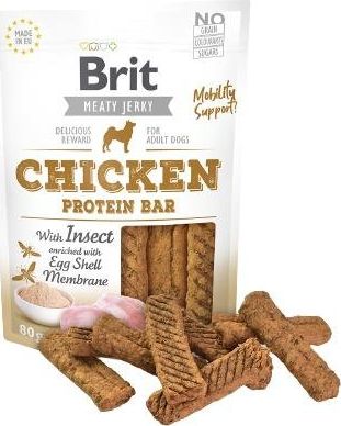 Brit BRIT MEATY JERKY Protein Bar Chicken Smakołyki KURCZAK 80g