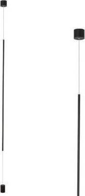 Lampa wisząca Luces Exclusivas LAMPA sufitowo Podłogowa BUGA LE41360 Luces Exclusivas metalowa OPRAWA zwis LED 20W 3000K z mocowaniem do podogi czarny