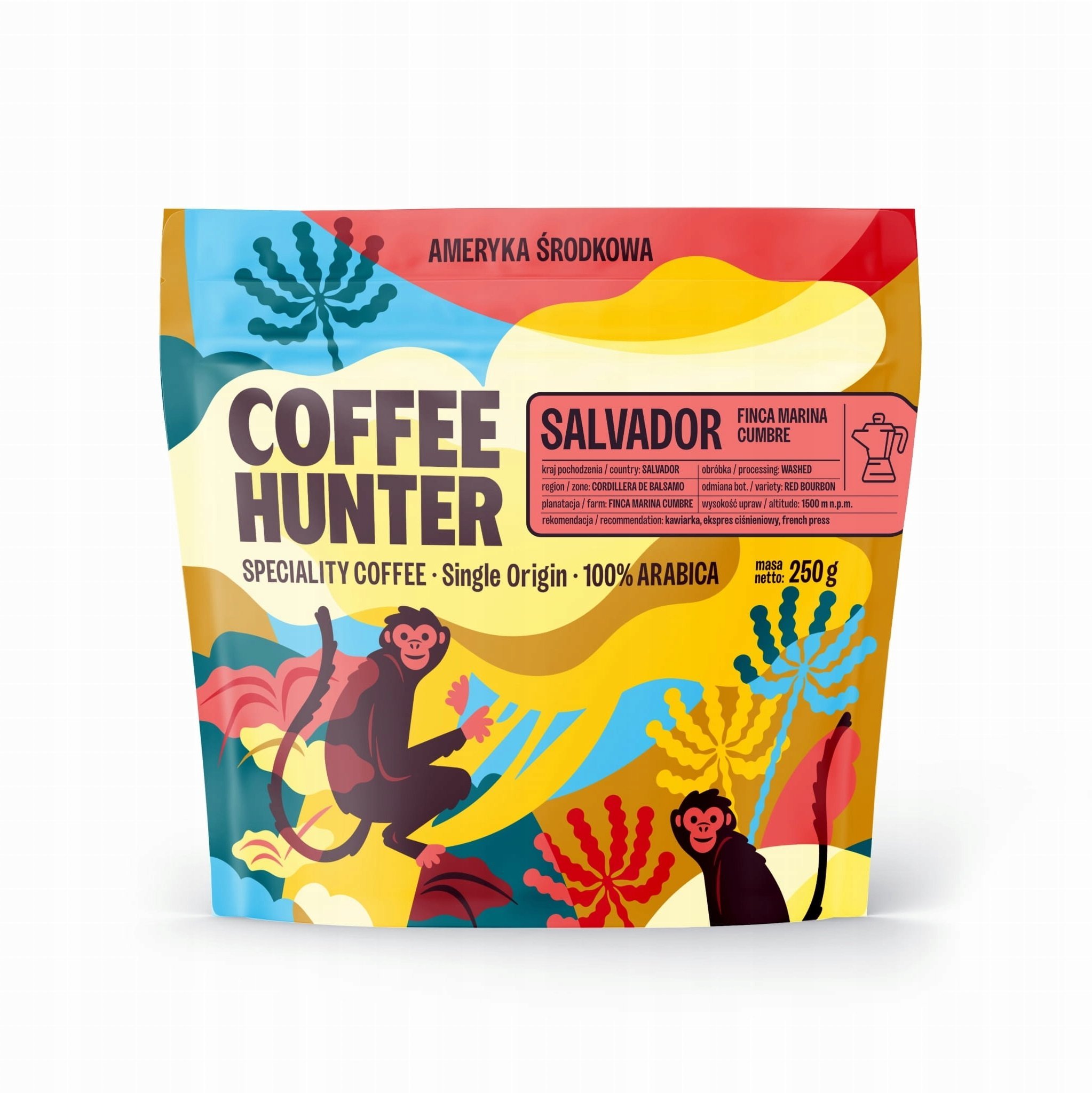 Kawa ziarnista Coffee Hunter Kawa ziarnista Salvador Finca Marina Cumbre Espresso 250g