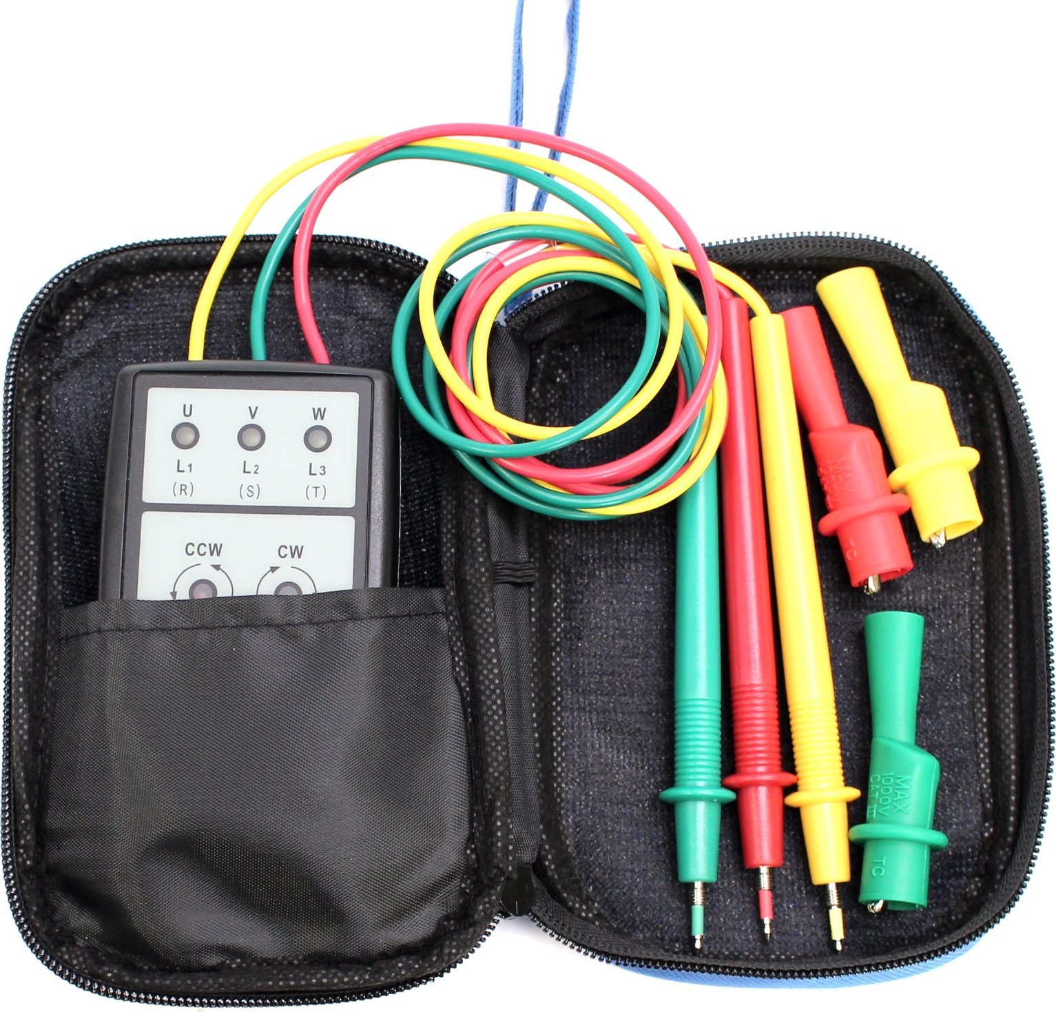 EnergyLab Tester wskaźnik kolejności faz EM850