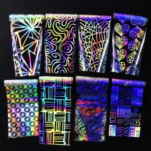 Bass Cosmetics Folia transferowa - hologram wzór / Bass Cosmetics