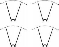 Sanjo OSŁONA OSŁONY NA ŚMIGŁA DRON X13S KOMPLET 4 SZT