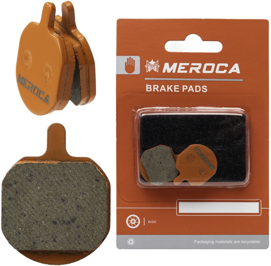 Klocki hamulcowe Meroca, półmetaliczne do hamulców Hayes GX-2, MX-2, MX-3, MX-4, MX-5, Sole, CX Pro, QUAD QHD-(4, 5, SP),Promax DSK-810, UNIQUE mechan