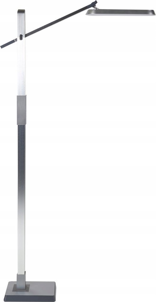 Lampa podłogowa Beliani Lampa podłogowa LED srebrna AQUARIUS