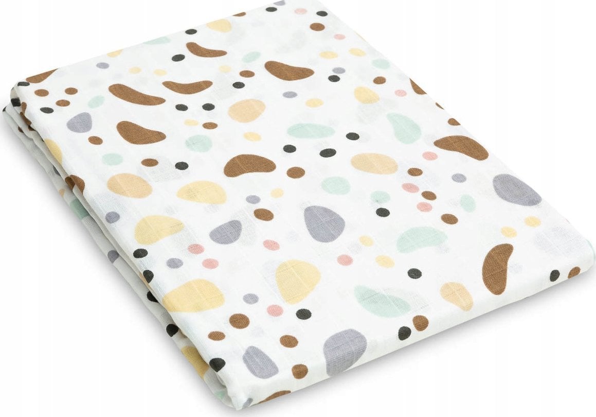 Sensillo OTULACZ MUŚLINOWY KAMYCZKI 120X120 CM