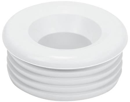 RUBBER TRANSITION D50X25 MM WHITE