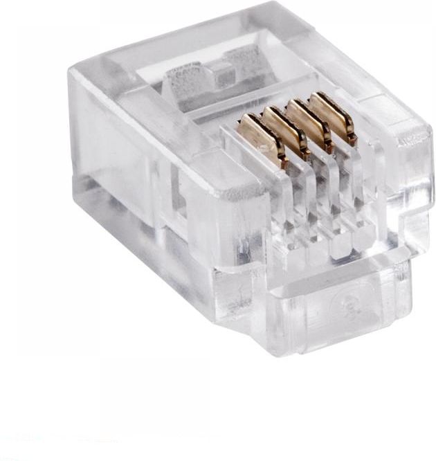 Mikrowtyk tel. 6p4c, 100szt (TEL0002)