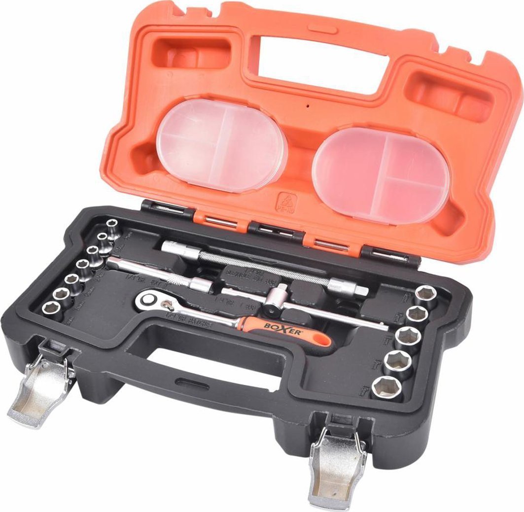 Topnøglesæt 1/4' - 16 dele