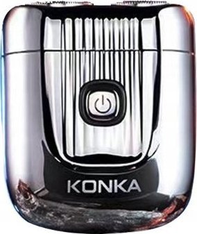 Mini Kompaktowa Golarka Bezprzewodowa Do Zarostu Podróżna Srebrna