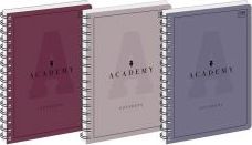 Interdruk Kołozeszyt A5/100K kratka Academy (5szt)