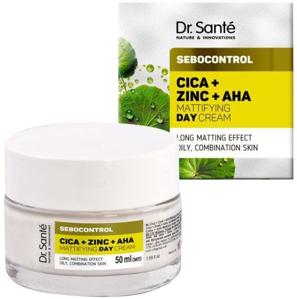 DR.SANTE F.C.Cica+Zinc+AHA Krem n/dzień mat 50ml&