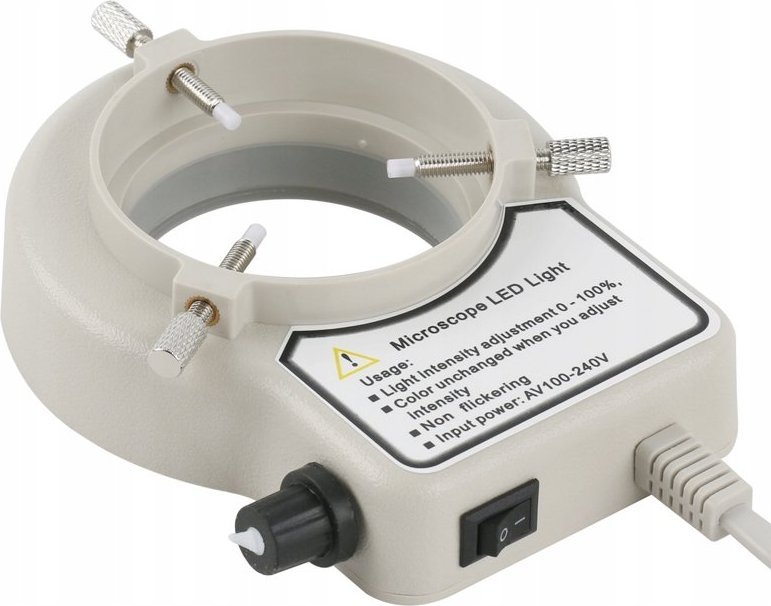 Mikroskop Rosfix OŚWIETLACZ OŚWIETLENIE DO MIKROSKOPU REGULACJA 32X