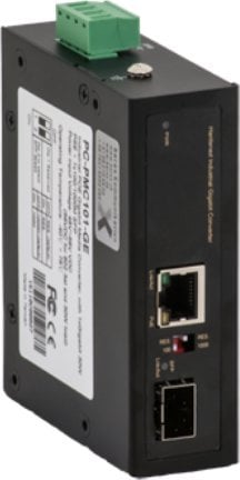 Barox PC-HPMC101-GE konwerter sieciowy 1000 Mbit/s Czarny