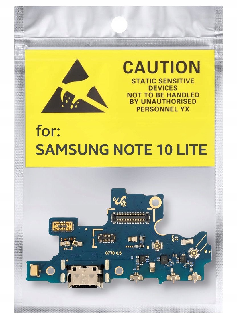 Oryginał Płytka Gniazdo Ładowania USB Do Samsung S10 Lite SM-G770F G770F (5904858345885)