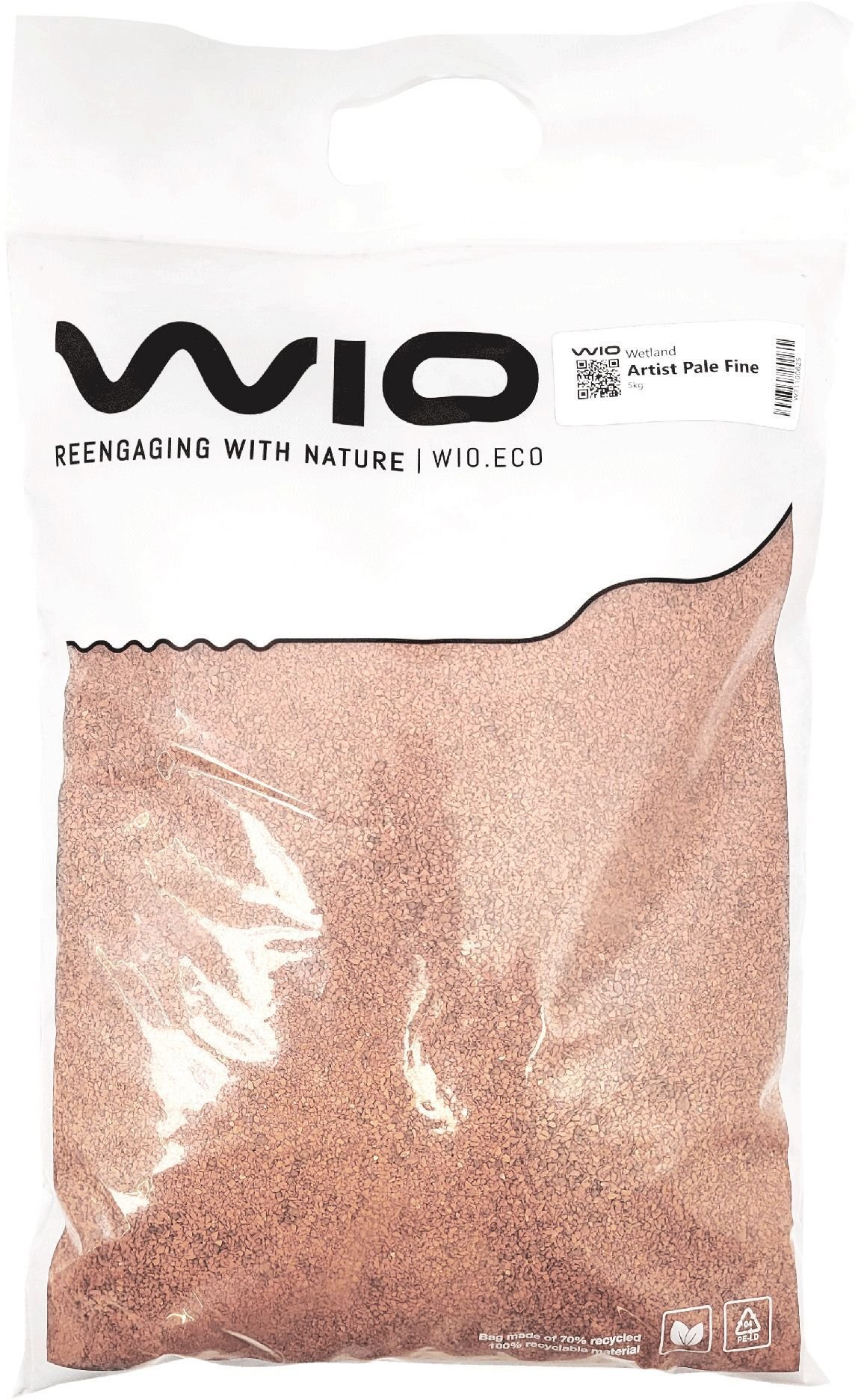 WIO Pale Fine Artist Wetland, substrat, dla roślin, piasek jasny drobny, 5kg, worek