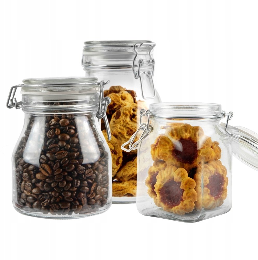 Memorysolution SŁOIKI HERMETYCZNE 750ml 790ml 1,1l