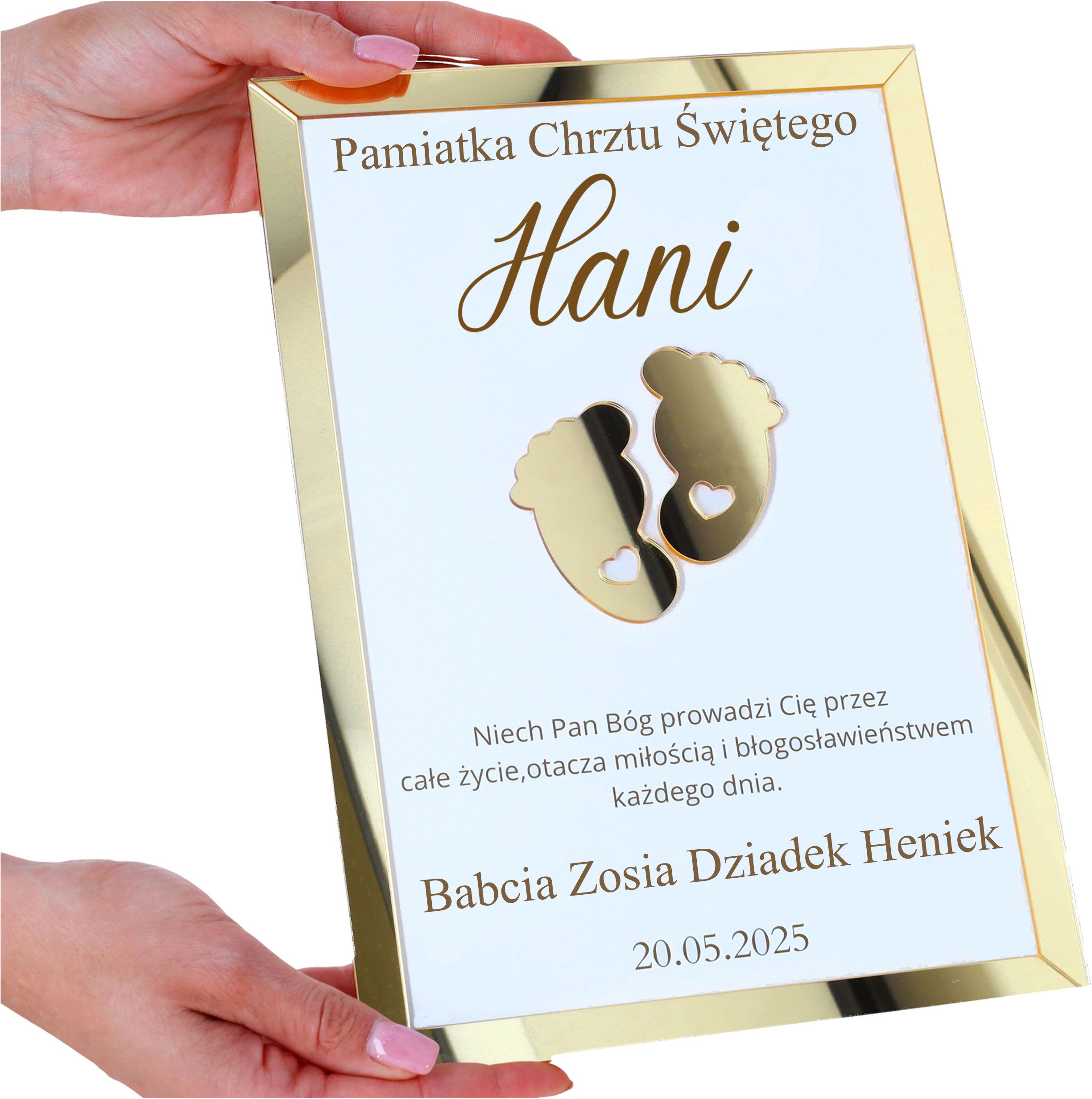 Pamiątka Chrztu Świętego Dziadkowie