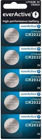 EverActive Bateria CR2032 210mAh 5 szt.