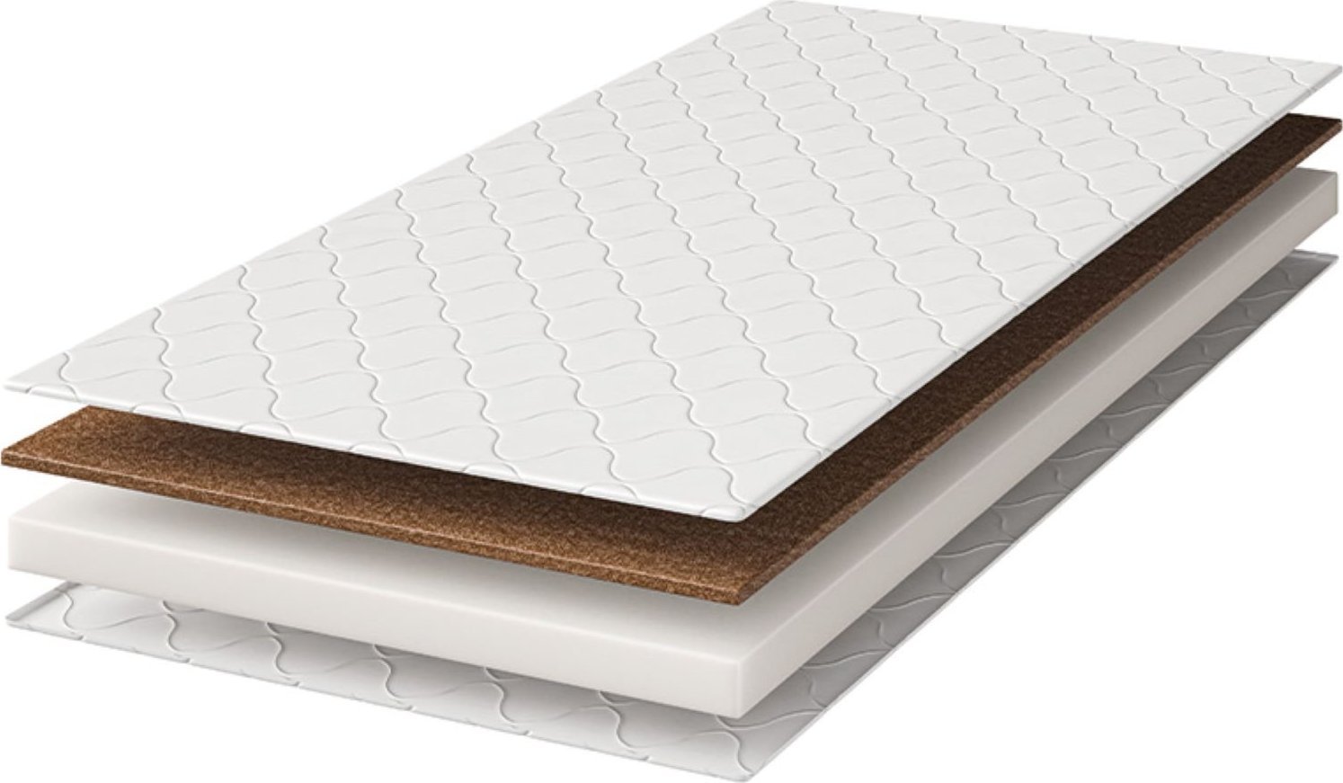 Tompol Kokos Max 80x200x10 cm antybakteryjny materac piankowy z kokosem