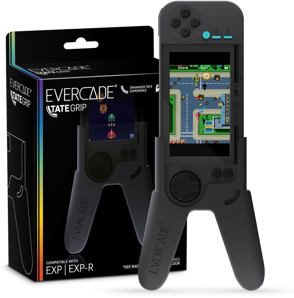 Uchwyt TATE Grip do konsoli EVERCADE EXP/EXP-R - szary