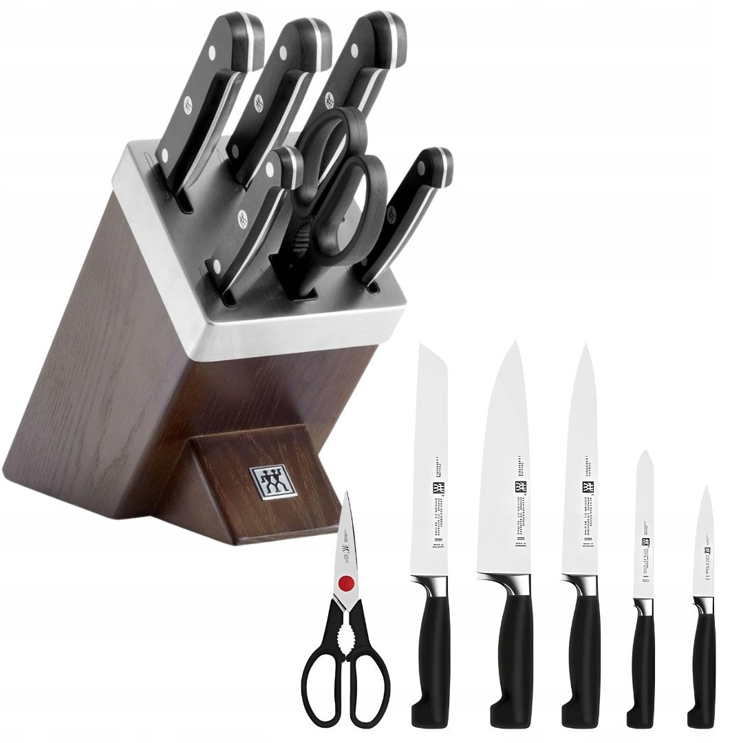 Zwilling Gourmet Zestaw Noży + nożyczki w bloku