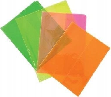 Teka Okładka na zeszyt A5 212x304 neonowa 10szt