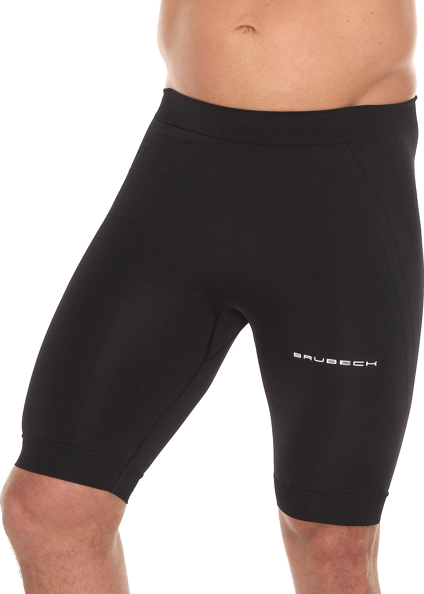 Brubeck Legginsy męskie Running Force czarne r. XXL (LB10140A)