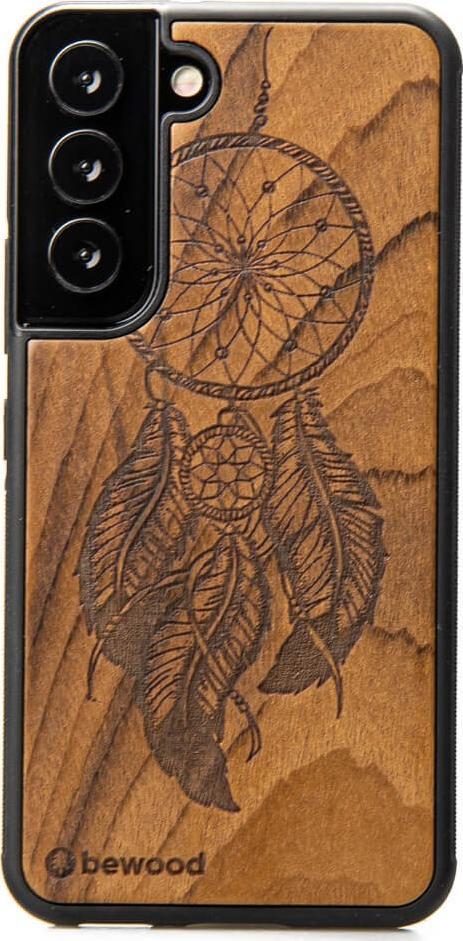 BeWood Drewniane Etui Samsung Galaxy S22 ŁAPACZ SNÓW IMBUIA