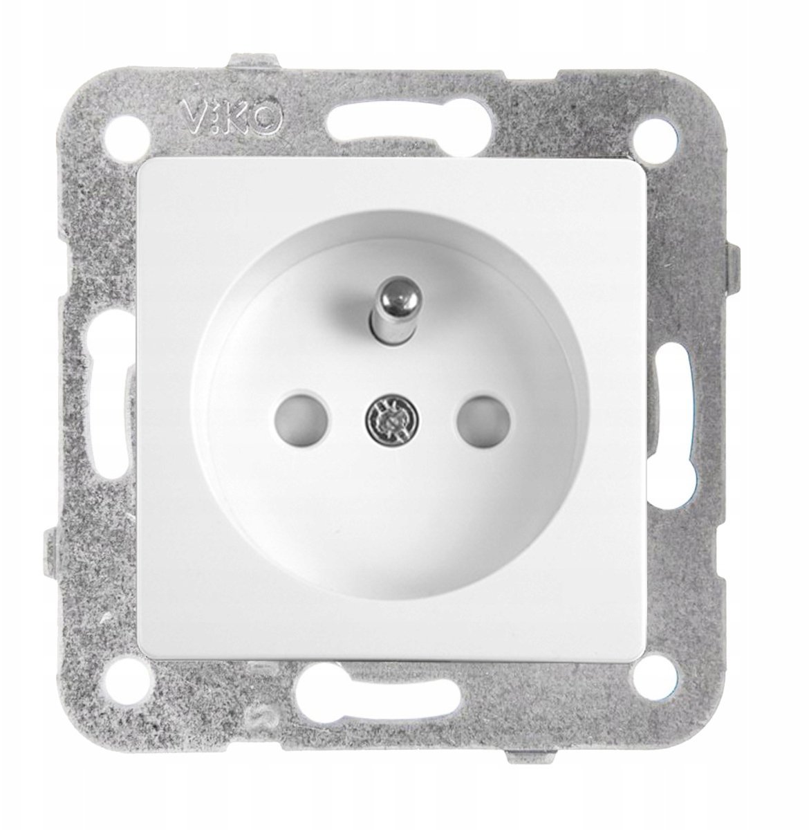 Panasonic LINNERA S Gniazdo z/u z osłonami styków biały 91440045