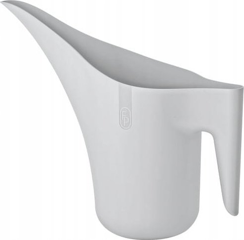 Konewka 1,2l jasnoszara praktyczna 22cm plastikowa