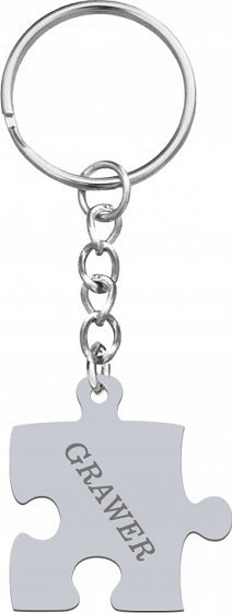Radziszewska Jewellery Brelok Puzzel srebro GRAWER GRATIS DEDYKACJA GRATI