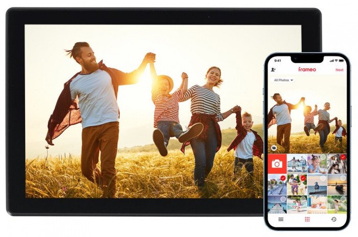 Rollei 30293 cyfrowa ramka na zdjęcia Czarny 25,6 cm (10.1") Ekran dotykowy Wi-Fi