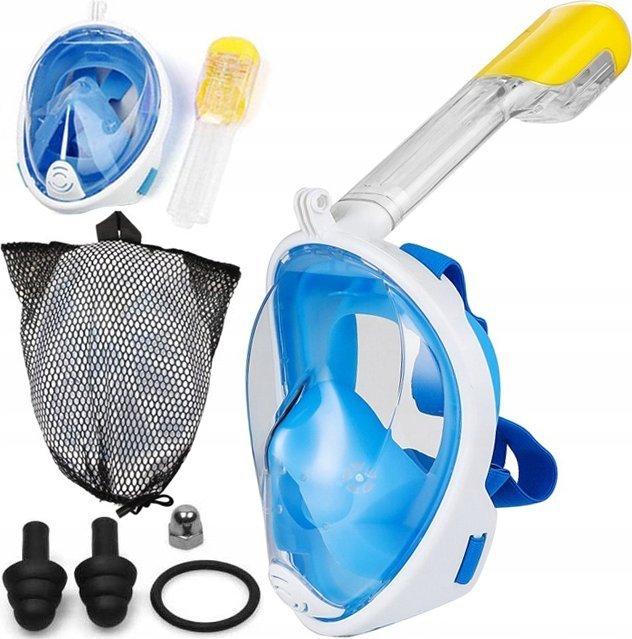 MASKA DO NURKOWANIA PEŁNOTWARZOWA SM-7 XS NIEBIESKA