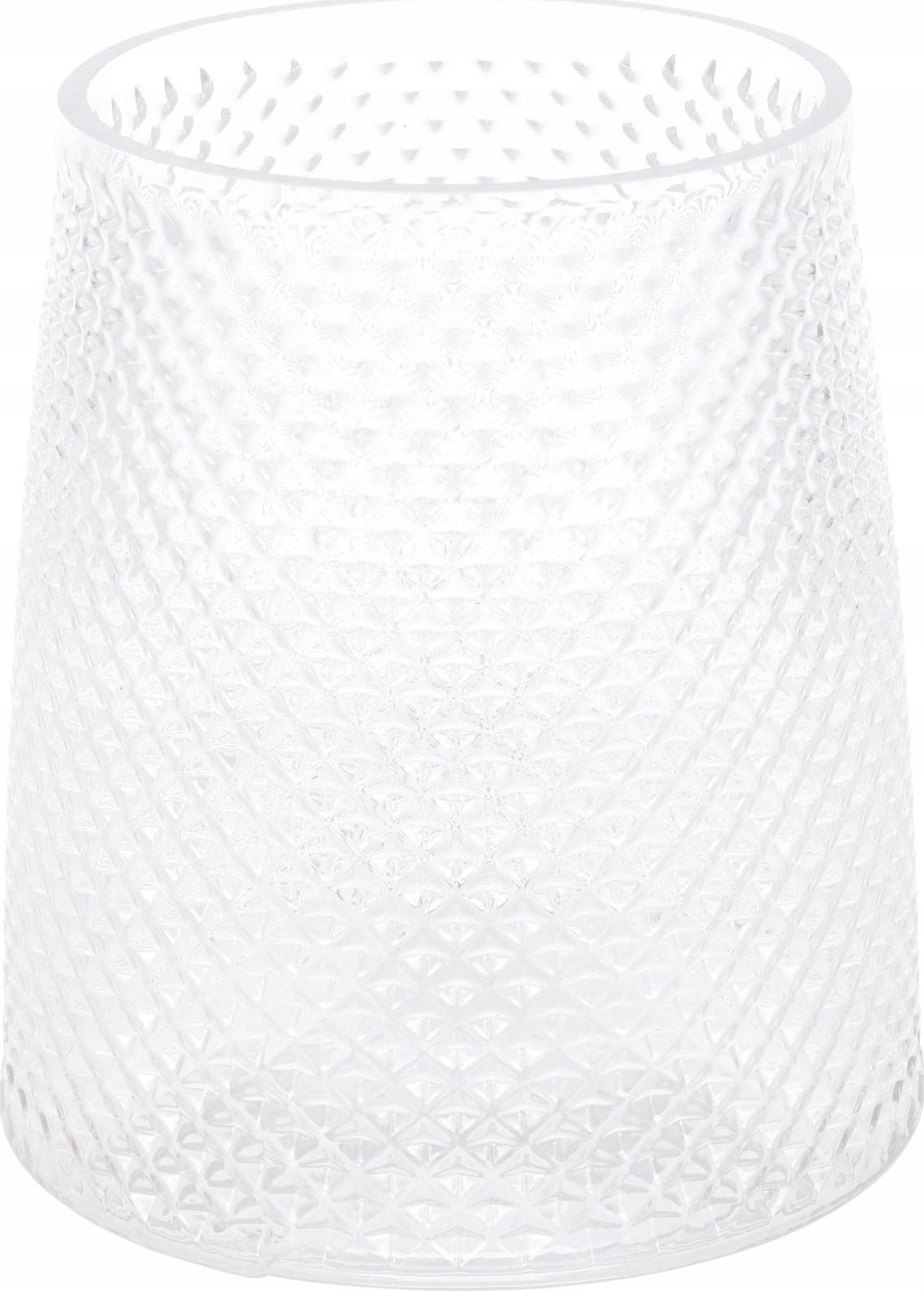 Home Styling Collection Wazon dekoracyjny niski szklany, Ø 13 x 15,5 cm