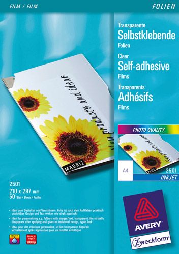 Avery Zweckform Powlekana folia samoprzylepna ZF 2500