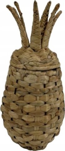 Koopman Ozdoba ananas 35 cm pleciona figurka dekoracyjna