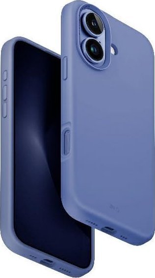 Uniq Etui UNIQ Lino Hue Apple iPhone 16 Magclick Charging niebieski/pearl blue