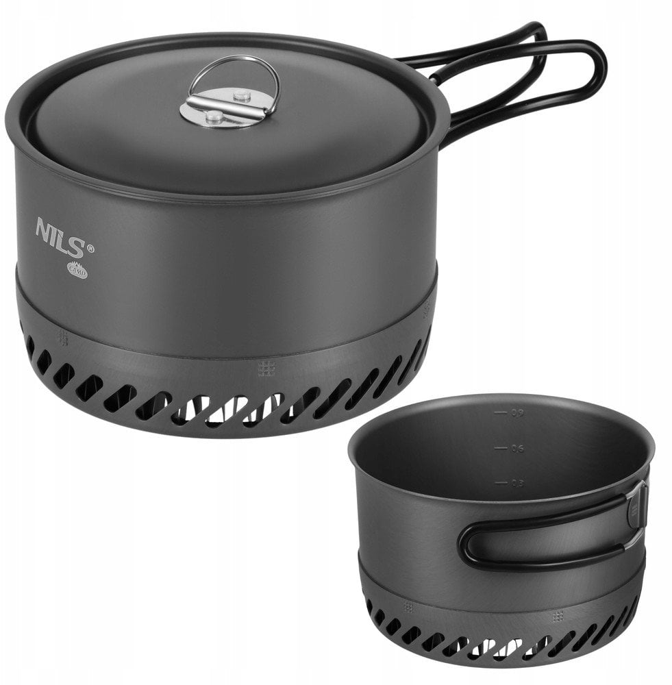 NC4203 GARNEK TURYSTYCZNY Z RADIATOREM ALUMINIOWY Z POKRYWĄ 1000ML NILS CAMP