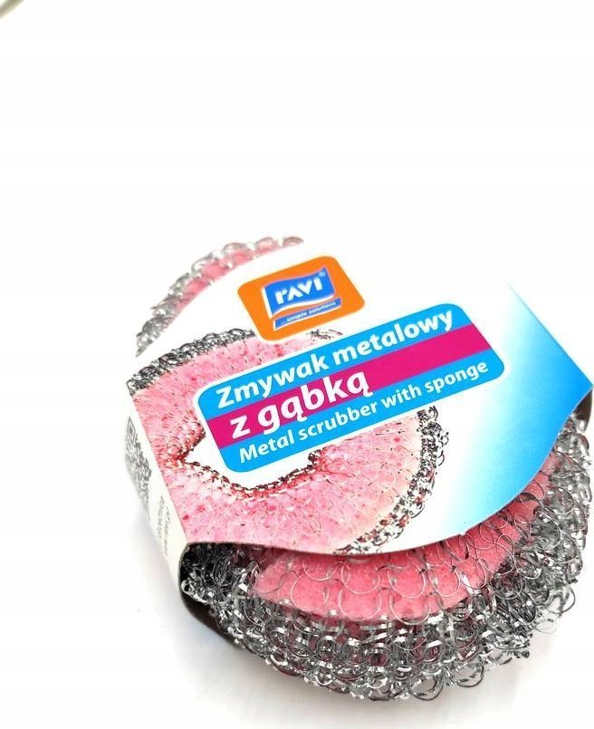 Ravi ZMYWAK METALOWY Z GĄBKA