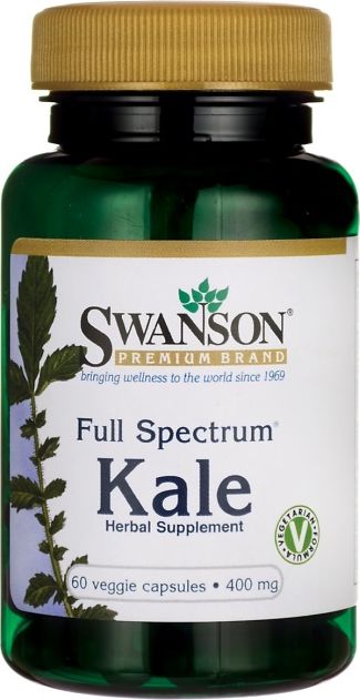 Swanson Swanson - Jarmuż, 400mg, 60 vkaps