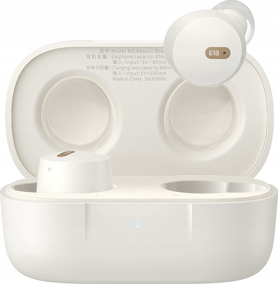 Słuchawki Baseus Bowie E18 białe