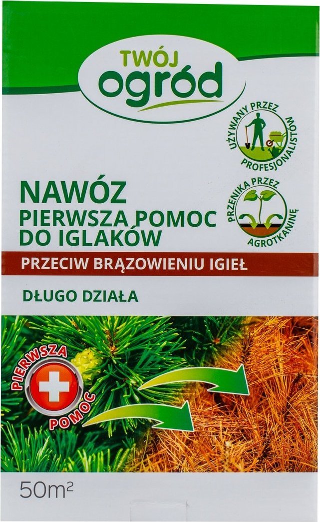 Twój Ogród Nawóz Do Iglaków Przeciw Brązowieniu Igieł 1kg długodziałający