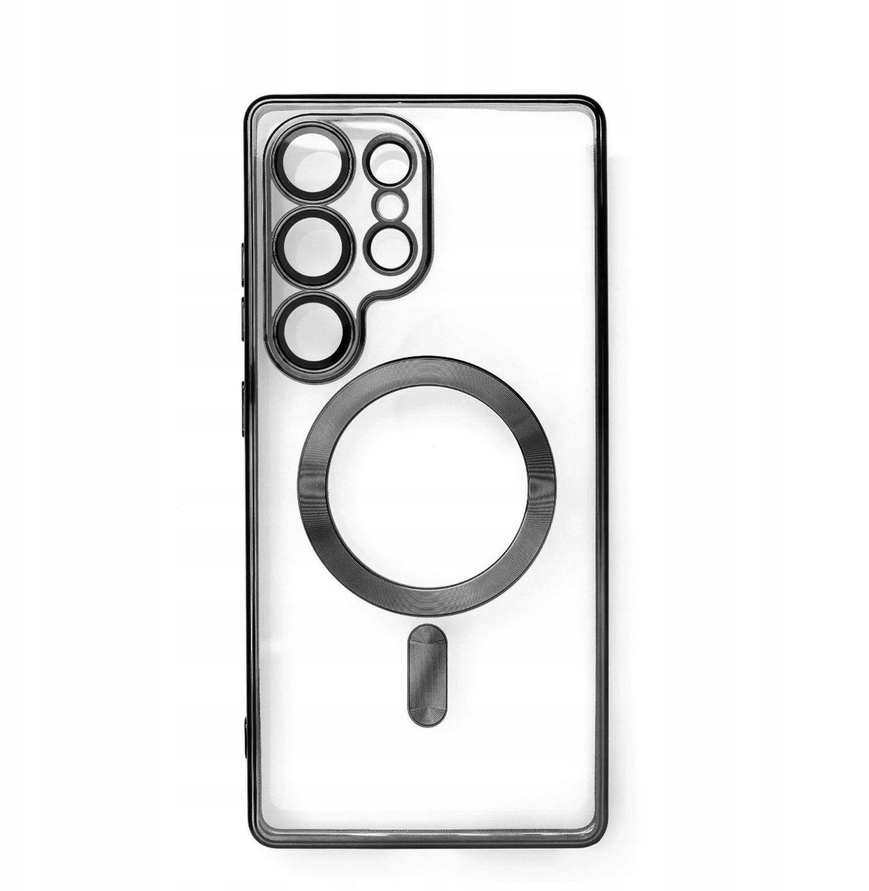 Etui Electroplated Case z MagSafe galwanizowane na iPhone 16e - czarne