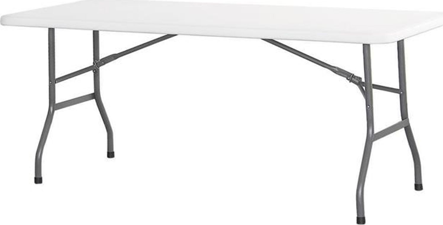 Hendi Stół cateringowy składany biały 180x74cm do 150kg - Hendi 810897 Stół cateringowy składany biały 180x74cm do 150kg - Hendi 810897