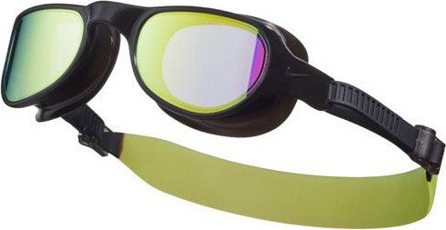 Okulary pływackie Nike Goggles Volt czarno-zielone NESSE125-737 OS