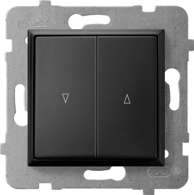 Ospel ARIA Łącznik żaluzjowy czarny metalik ŁP-7U/m/33