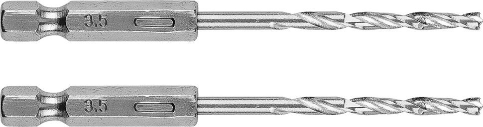 Wiertło Graphite Wiertło do metalu Hex 3.5 mm, 2 szt.