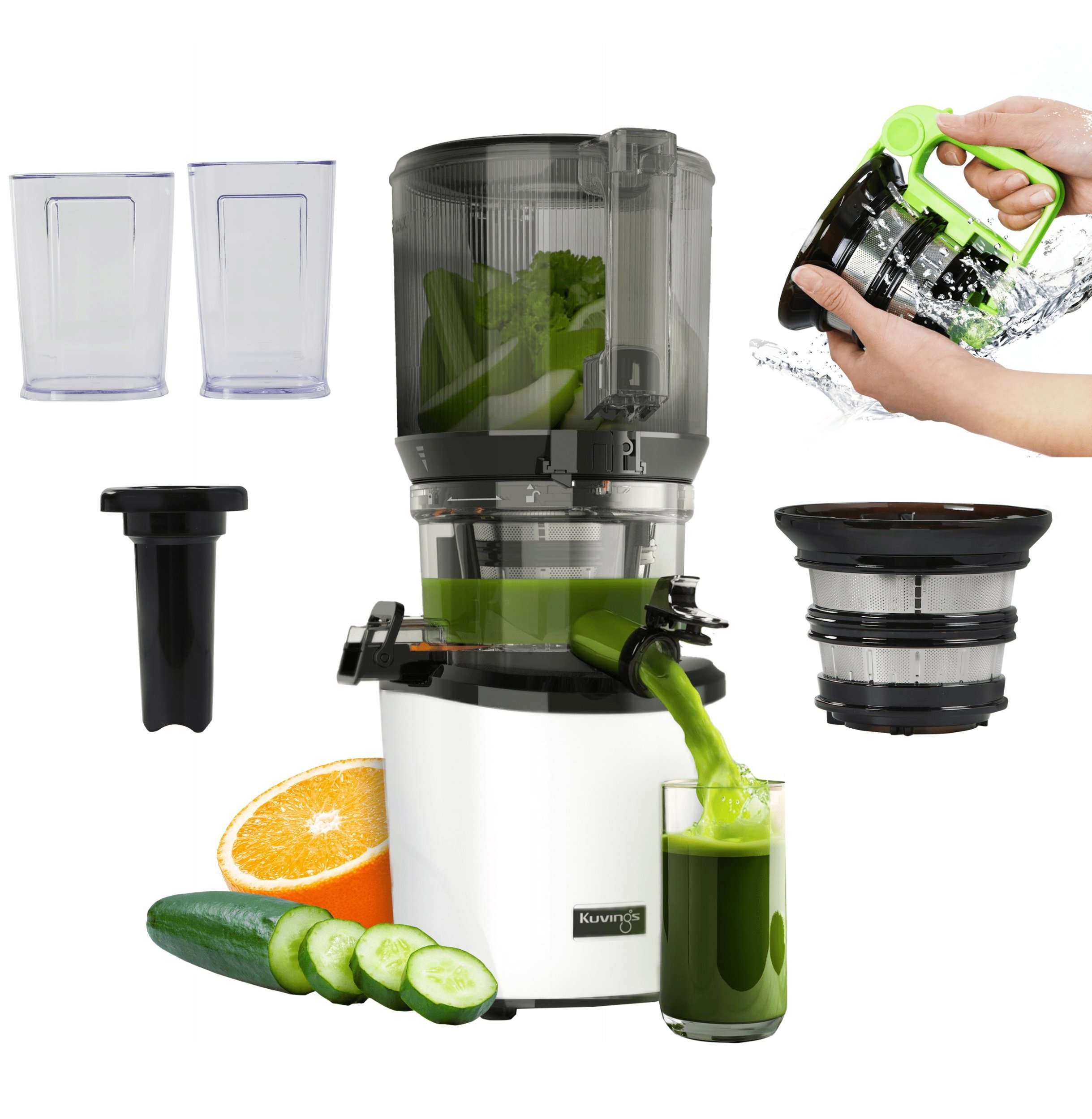 Sulčiaspaudė Kuvings AUTO10 balta