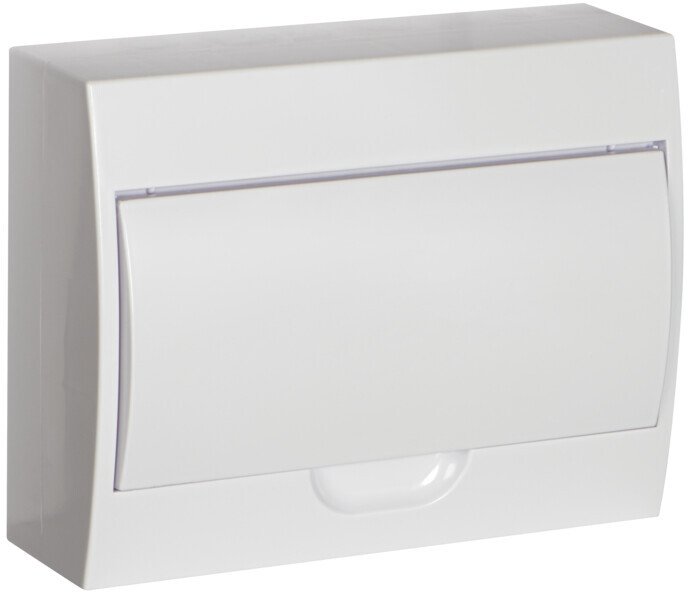 Rozdzielnica modułowa tworzywo 1x12 natynkowa IP40 IK06 N+PE II klasa drzwi białe DB112S 1X12P/SMD-P biały 36417