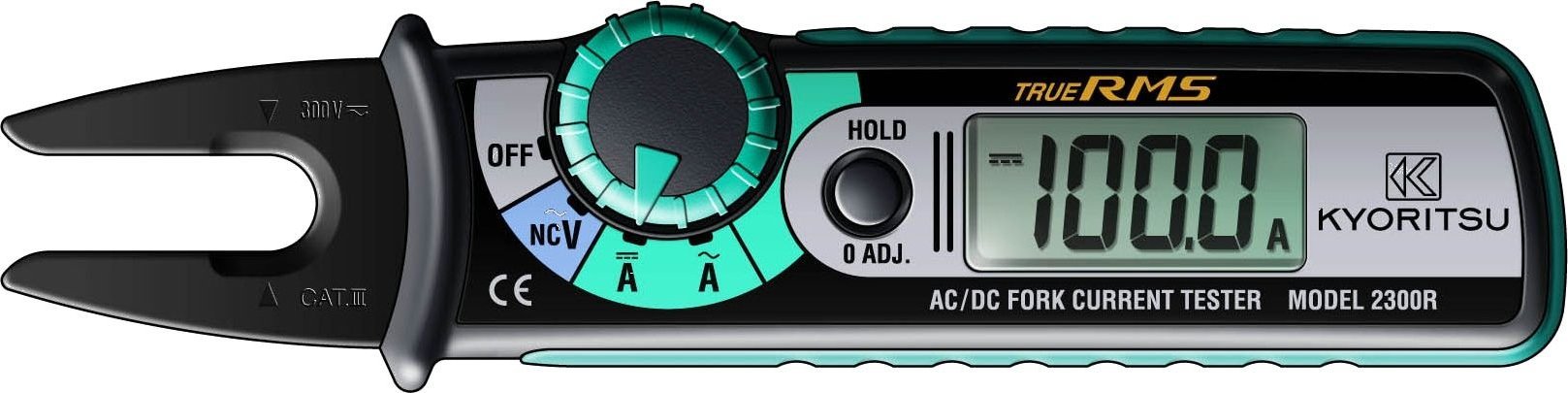 Kyoritsu Miernik otwarte cęgi 100A AC/DC KEW2300R Kyoritsu